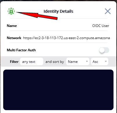 oidc / service detail toggle